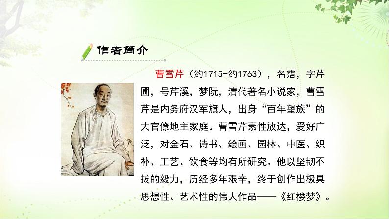 25 刘佬佬进大观园 PPT课件_九上语文04