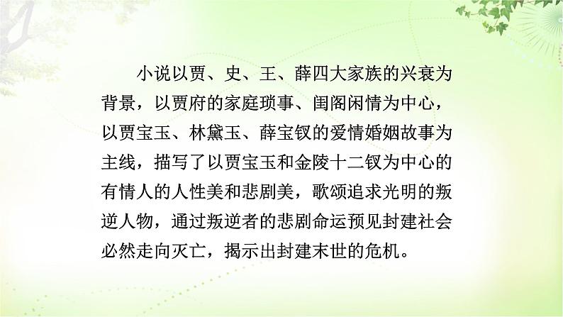 25 刘佬佬进大观园 PPT课件_九上语文07