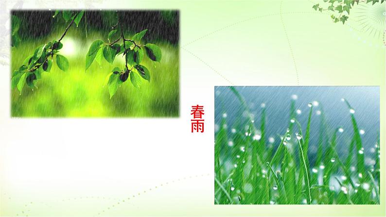 3 雨的四季 PPT课件_七上语文07