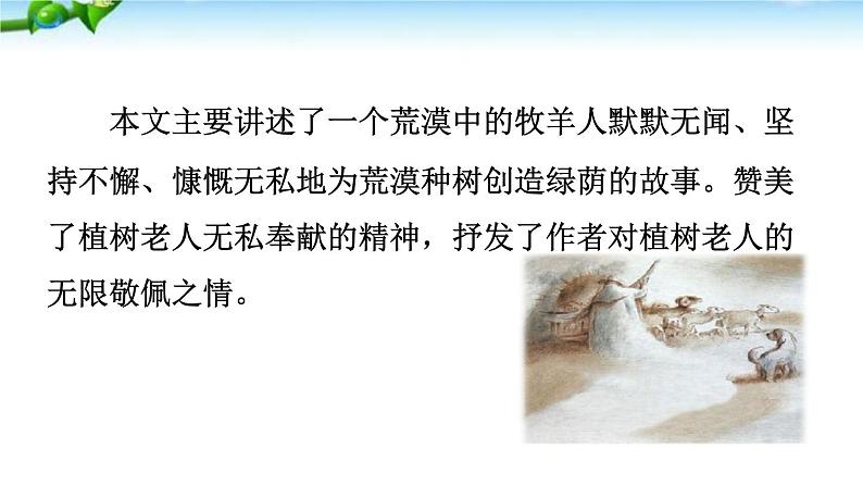 13《植树的牧羊》PPT课件06