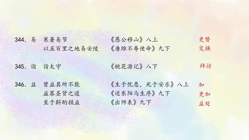 初中语文教材文言实词梳理Y-Z 课件07