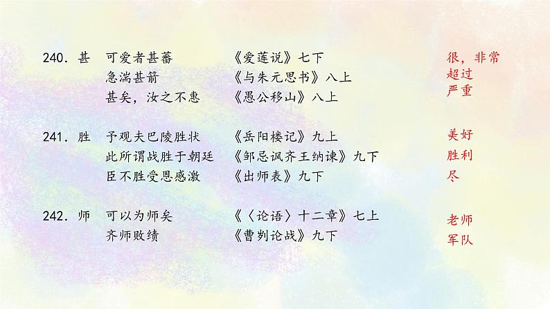 初中语文教材文言实词梳理R-T第8页
