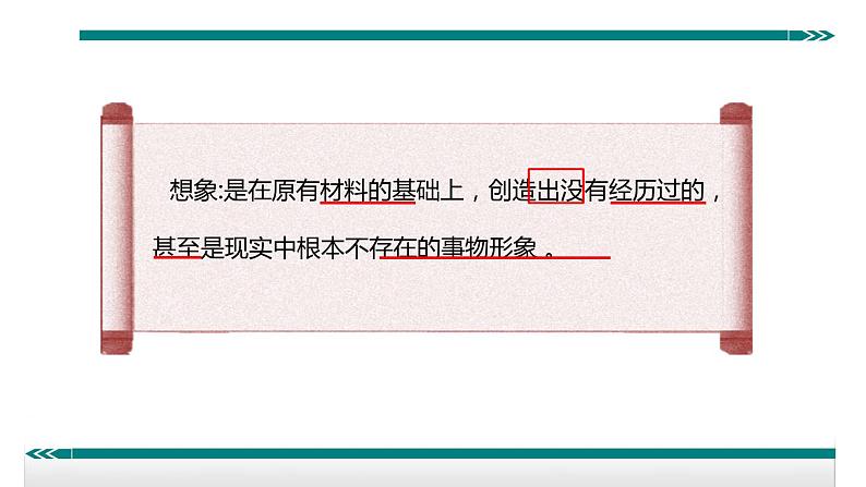 第六单元 写作—发挥联想和想象 课件07