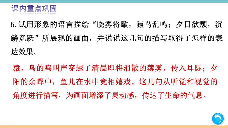 第三单元：11 短文二篇 习题课件（含答案）_部编八上07