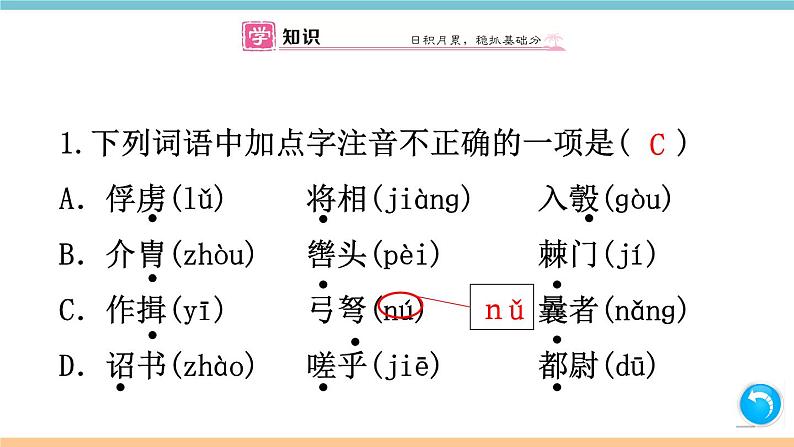 第六单元：24 周亚夫军细柳 习题课件（含答案）_部编八上02