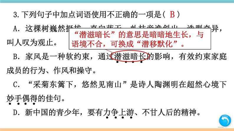 第四单元：15 白杨礼赞 习题课件（含答案）_部编八上04