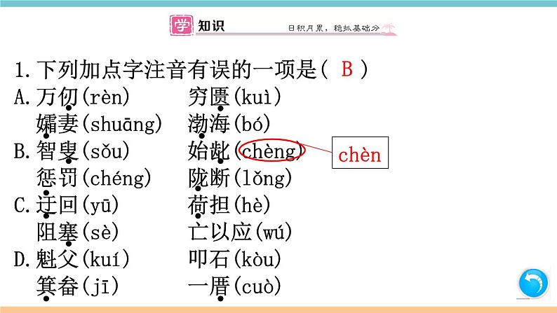 第六单元：23 愚公移山 习题课件（含答案）_部编八上02