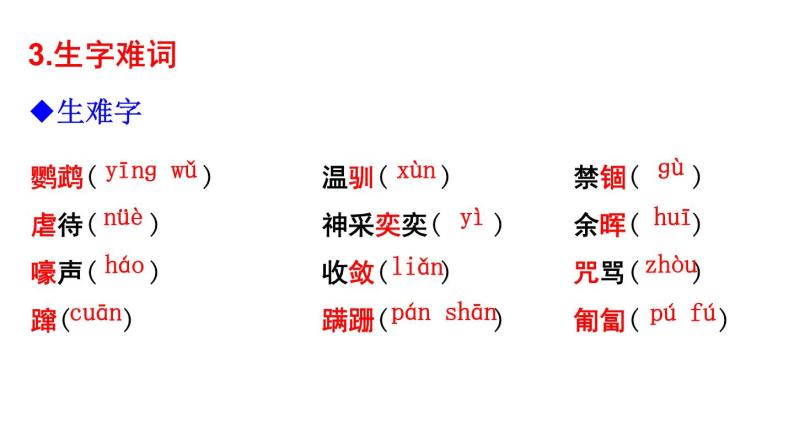 人教版七年级上册语文第五单元17 《动物笑谈》随堂课件06