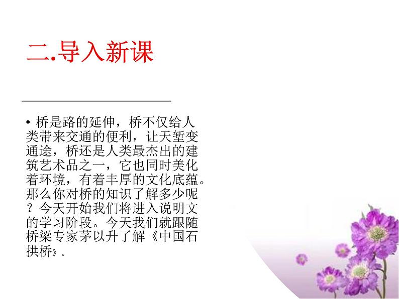 人教版八年级上册语文第五单元18《中国石拱桥》随堂课件第3页