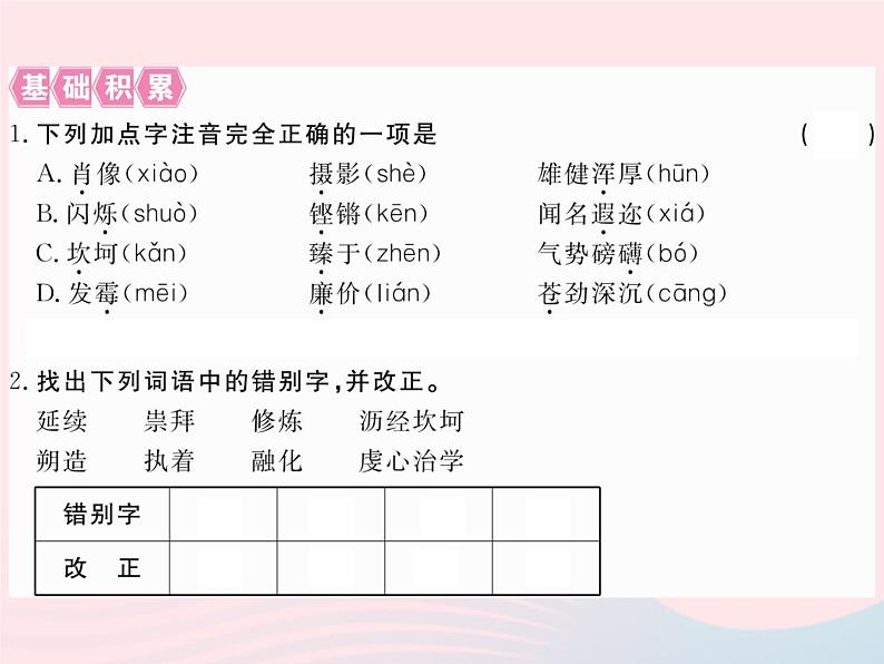 八年级下语文课件14一个青年摄影师和四个文化名人_语文版（2016）02