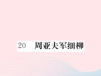 语文版 (2016)八年级下册（2017）第五单元20*周亚夫军细柳课文内容ppt课件