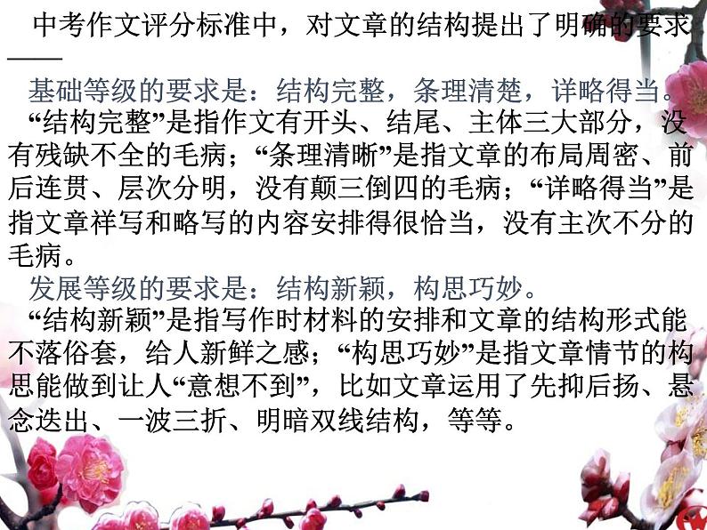 八年级下语文课件中考作文指导课——如何写好作文的结构（33张）_人教新课标03