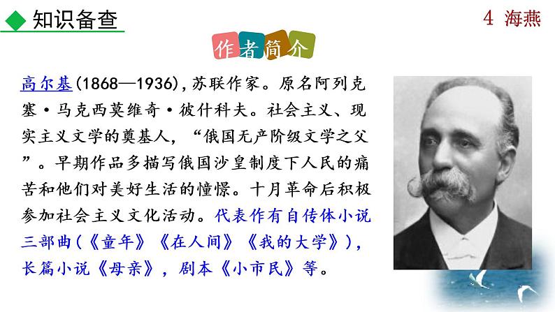 部编版九年级下册：4《海燕》PPT课件+音频素材05
