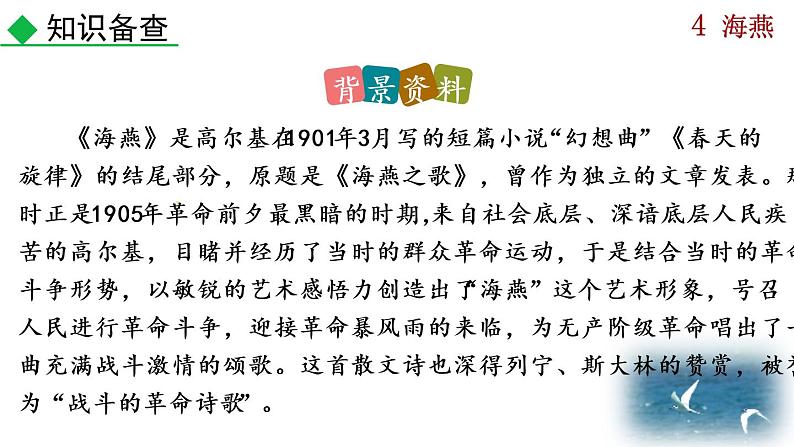 部编版九年级下册：4《海燕》PPT课件+音频素材06