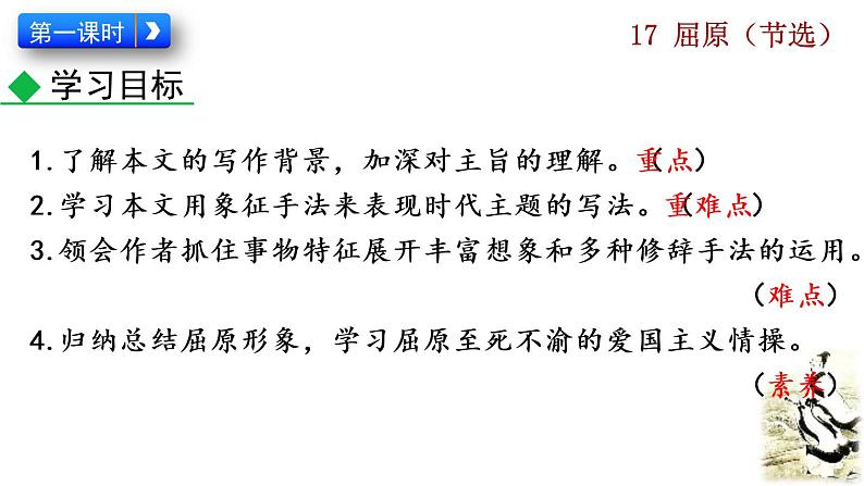 部编版九年级下册：17《屈原（节选）》PPT课件05