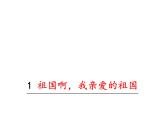 部编版九年级下册PPT课件：1.祖国啊我亲爱的祖国