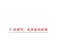 人教部编版九年级下册1 祖国啊，我亲爱的祖国评课ppt课件