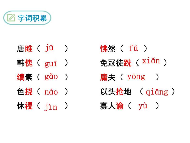 部编版九年级下册PPT课件：10.唐雎不辱使命08