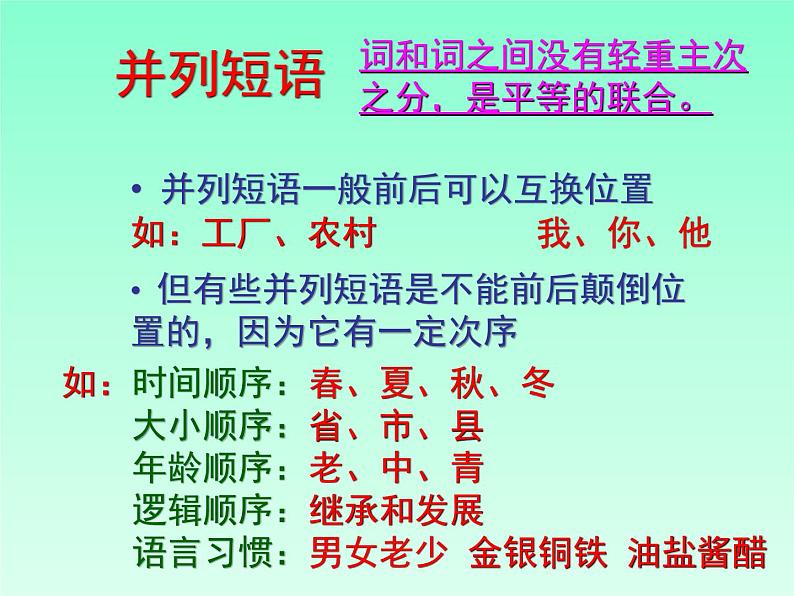 专题08 短语及短语类型-2019-2020学年七年级语文下学期期末专题复习清单07