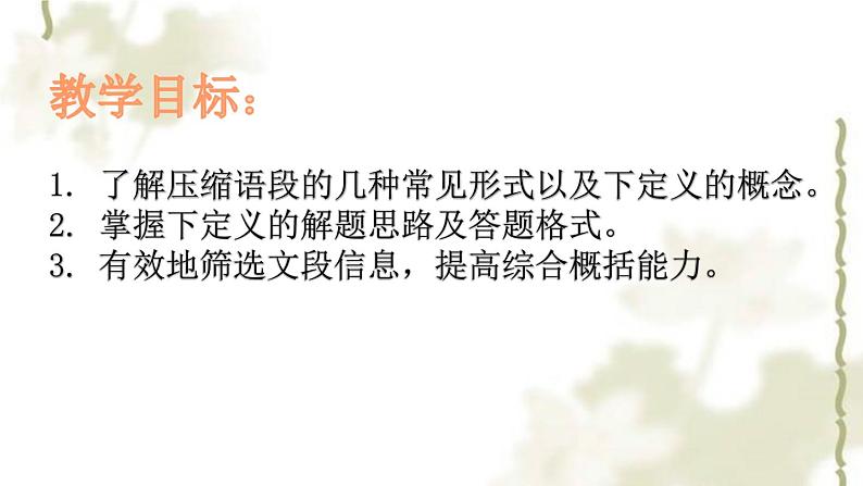 广东中考《压缩语段之下定义》技巧分析课件PPT04