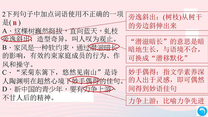 （安徽专版）八年级语文上册第四单元15白杨礼赞课件新人教版07