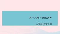 人教部编版八年级上册17 中国石拱桥精品ppt课件