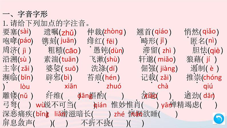 （安徽专版）八年级语文上册专题二语文积累与运用课件新人教版07