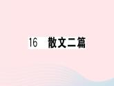 （贵州专版）八年级语文上册第四单元16散文二篇课件新人教版