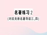（河北专版）八年级语文上册第一单元名著练习2课件新人教版