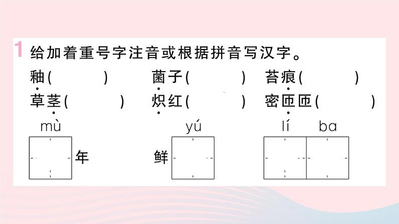 （河北专版）八年级语文上册第四单元17昆明的雨课件新人教版02