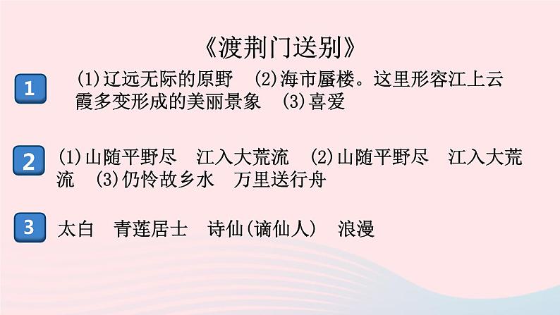 （河南专版）八年级语文上册第三单元13唐诗五首课件新人教版08
