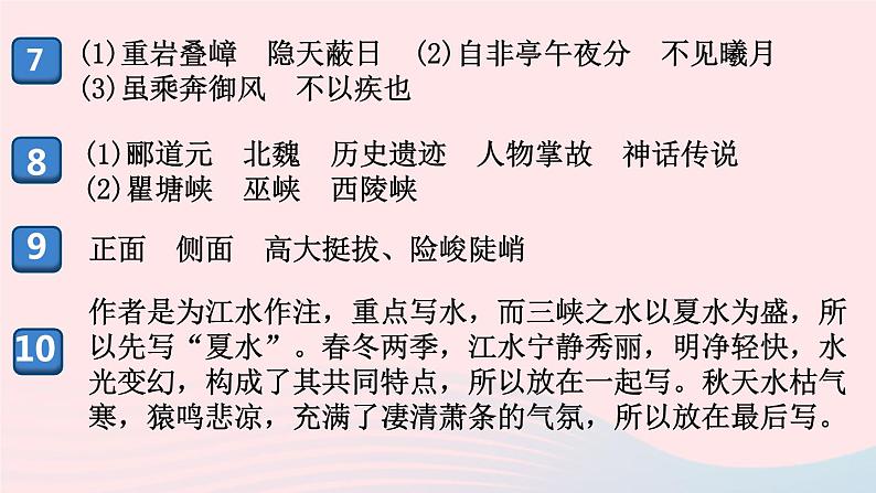 （河南专版）八年级语文上册第三单元10三峡课件新人教版04