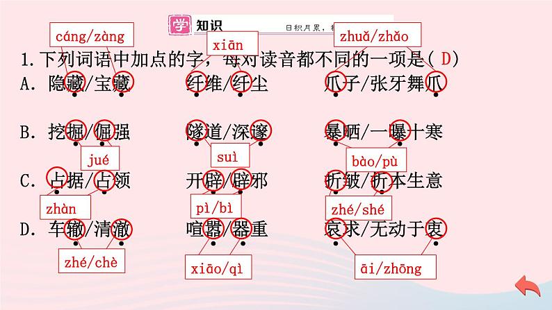 （河南专版）八年级语文上册第五单元20蝉课件新人教版07