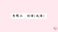 （山西专版）2019秋八年级语文上册专题二词语（成语）习题课件新人教版