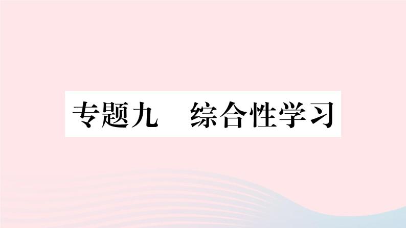 （武汉专版）八年级语文上册专题九综合性学习课件新人教版01