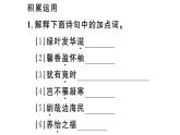 2019-2020学年（新人教版）八年级语文上册第三单元课外古诗词诵读习题课件