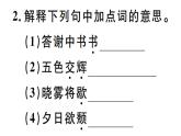 2019-2020学年八年级语文上册第三单元11短文二篇习题课件