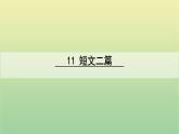 2020秋八年级语文上册第三单元11短文二篇课件新人教版