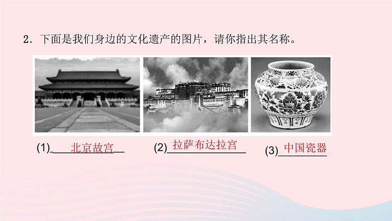 八年级语文上册第六单元综合性学习身边的文化遗产习题课件新人教版04