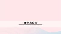 初中语文庭中有奇树完美版课件ppt