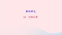 人教部编版八年级上册14 白杨礼赞习题ppt课件