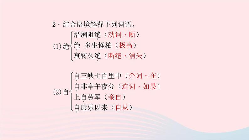 八年级语文上册期末专题复习六文言文基础训练习题课件新人教版04