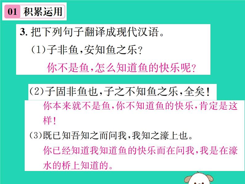 八年级语文下册第六单元21《庄子》二则第2课时庄子与惠子游于濠梁之上课件新人教版第3页