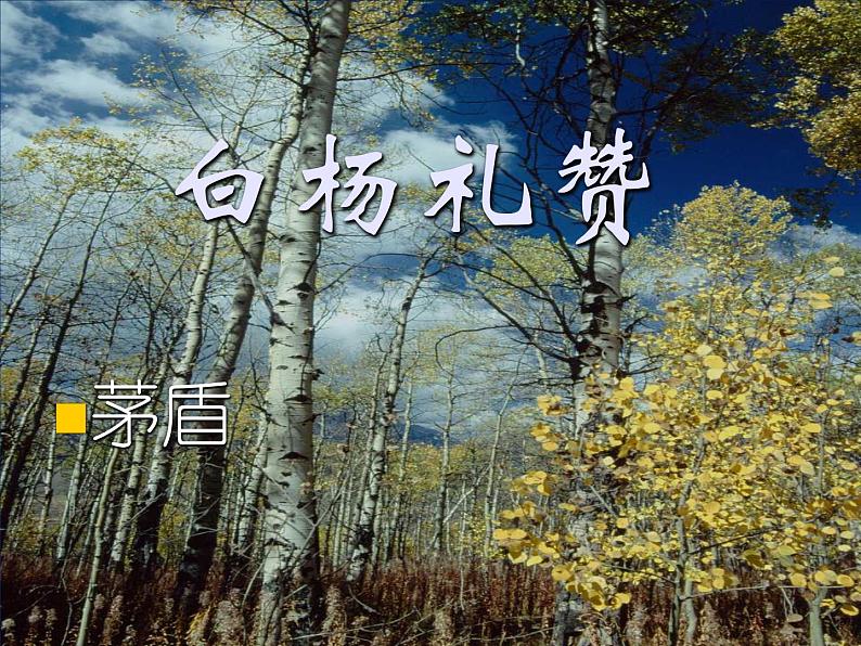 八年级上语文课件《白杨礼赞》  人教版（2016部编版） (2)02