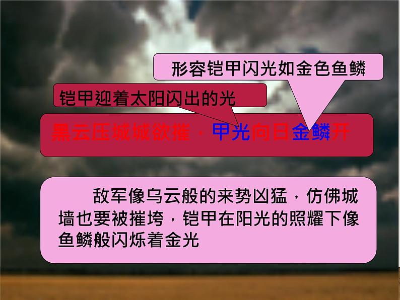 八年级上语文课件《诗词五首 雁门太守行》  人教版（2016部编版） (2)07