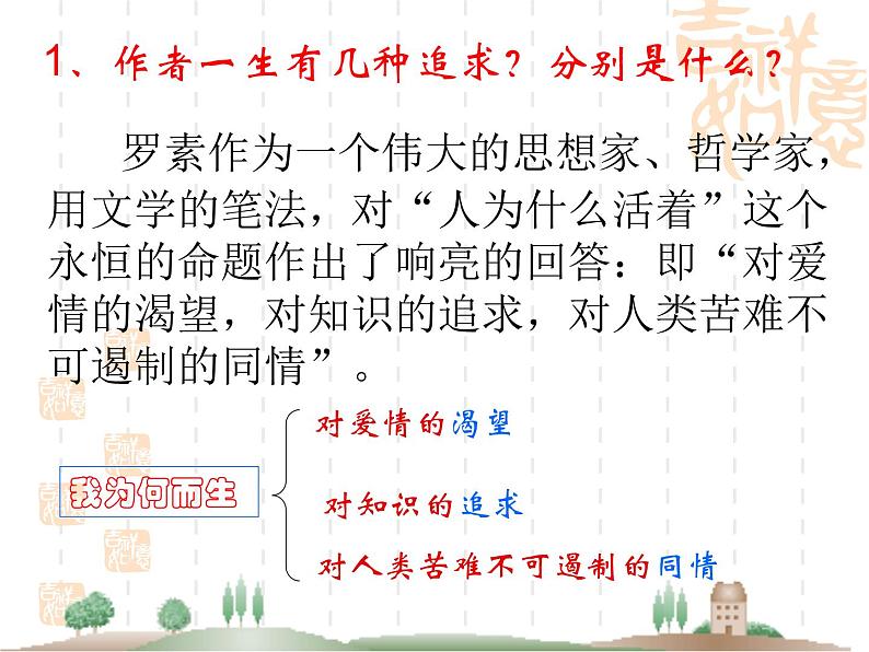 八年级上语文课件《我为什么而活着》  人教版（2016部编版） (4)第5页