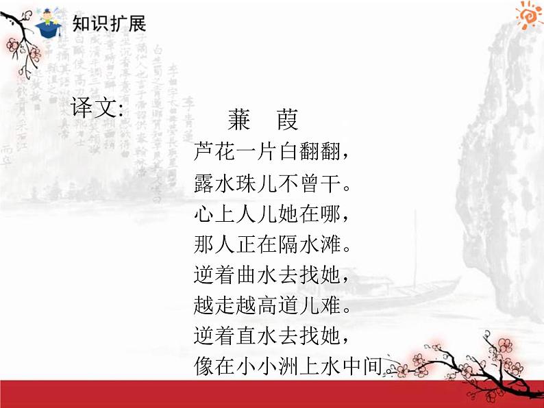 八年级下册语文课件《诗经二首 蒹葭》  人教版（2016部编版） (6)07