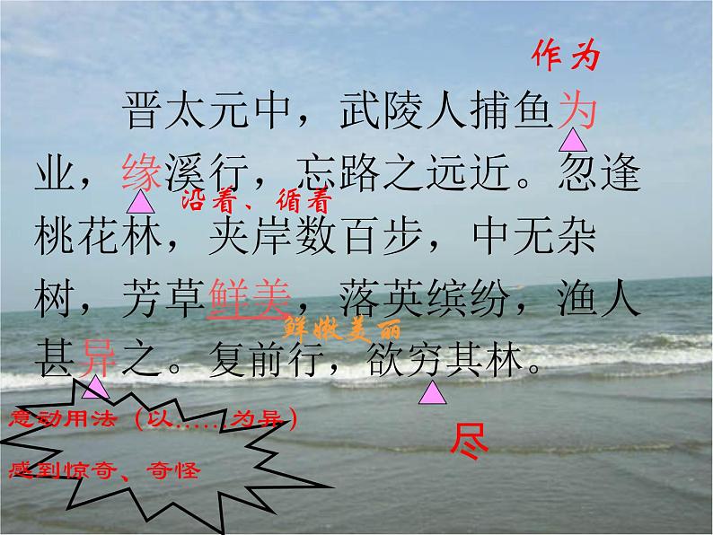 八年级下册语文课件《桃花源记》  人教版（2016部编版） (1)第5页