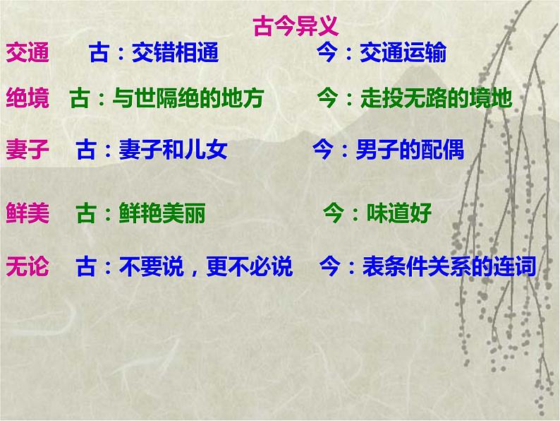 八年级下册语文课件《桃花源记》  人教版（2016部编版） (3)第4页