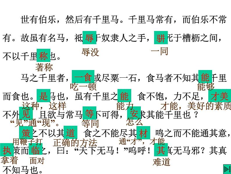 八年级下册语文课件《马说》 人教版（2016部编版） (9)第7页